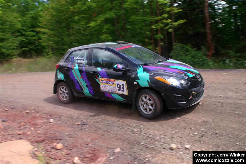 Matt Wolfe / Cray Dumeah Mazda 2 on SS2, Norway South I.