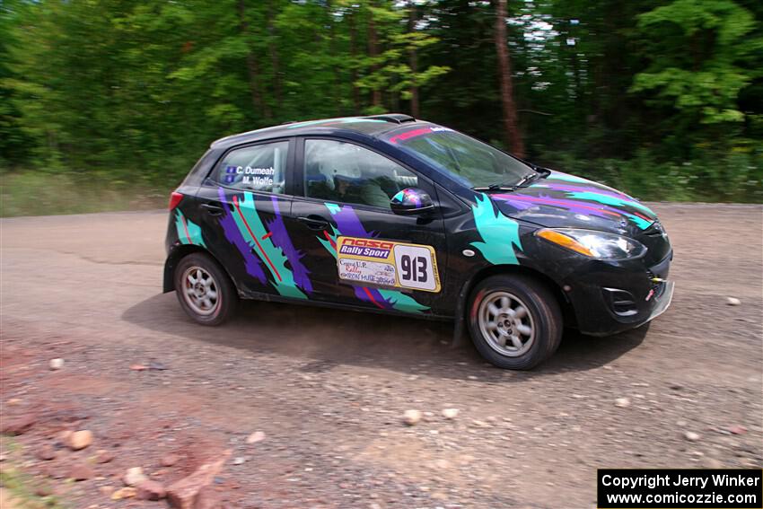 Matt Wolfe / Cray Dumeah Mazda 2 on SS2, Norway South I.