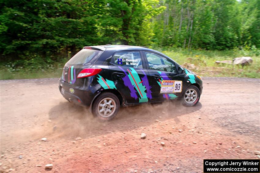 Matt Wolfe / Cray Dumeah Mazda 2 on SS2, Norway South I.