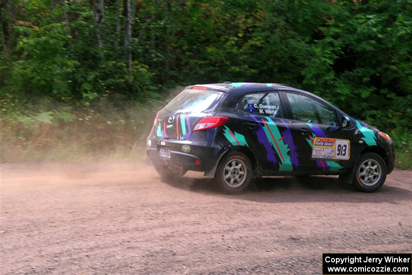 Matt Wolfe / Cray Dumeah Mazda 2 on SS2, Norway South I.