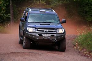 A Toyota 4Runner sweeps SS2, Norway South I.
