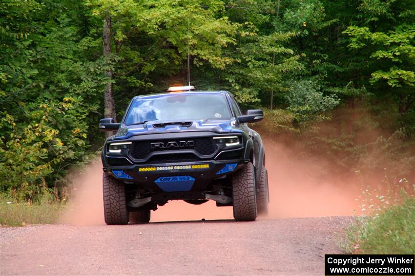 A RAM 1500 pickup sweeps SS2, Norway South I.
