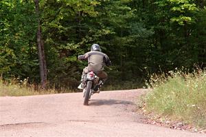 Matt Holl's Yamaha WR450 on SS3, Norway Home.