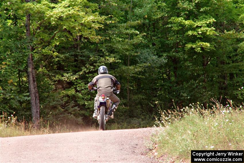 Matt Holl's Yamaha WR450 on SS3, Norway Home.