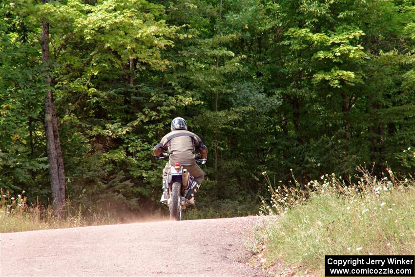 Matt Holl's Yamaha WR450 on SS3, Norway Home.