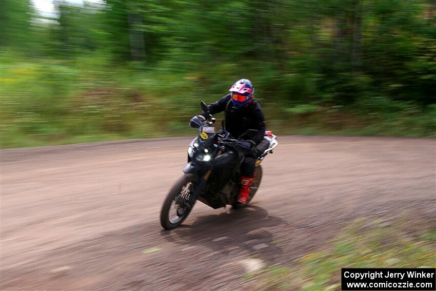 Tali Kurlantzick's Honda CRF1000L on SS3, Norway Home.
