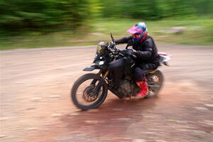 Tali Kurlantzick's Honda CRF1000L on SS3, Norway Home.