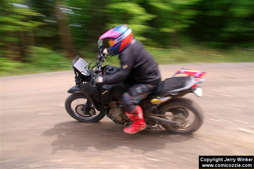 Tali Kurlantzick's Honda CRF1000L on SS3, Norway Home.