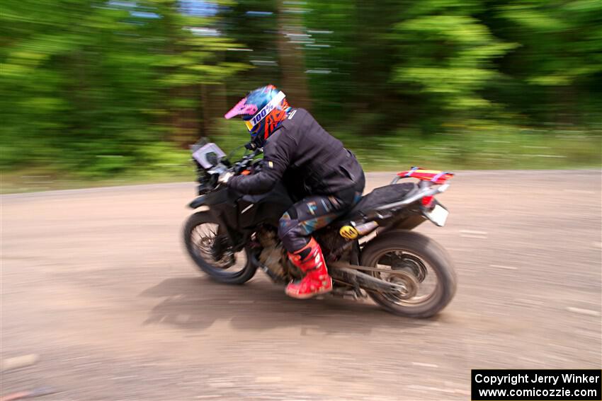 Tali Kurlantzick's Honda CRF1000L on SS3, Norway Home.