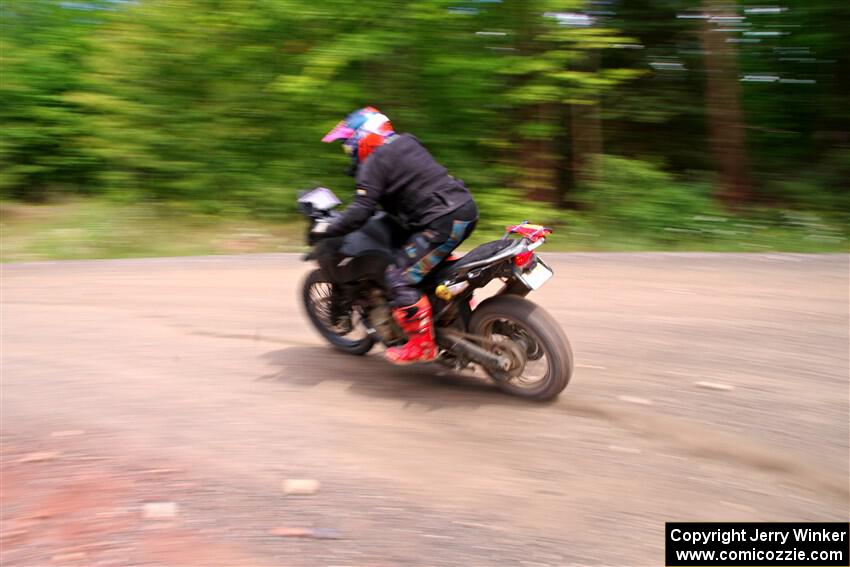 Tali Kurlantzick's Honda CRF1000L on SS3, Norway Home.