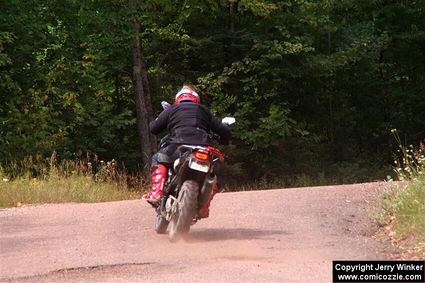 Tali Kurlantzick's Honda CRF1000L on SS3, Norway Home.