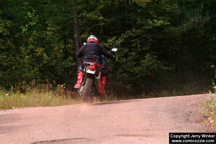 Tali Kurlantzick's Honda CRF1000L on SS3, Norway Home.