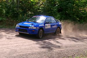 Connor Himes / Aleut Hatfield Subaru Impreza on SS3, Norway Home.