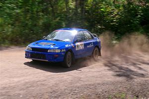 Connor Himes / Aleut Hatfield Subaru Impreza on SS3, Norway Home.