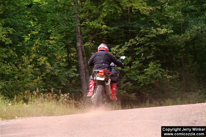 Tali Kurlantzick's Honda CRF1000L on SS3, Norway Home.