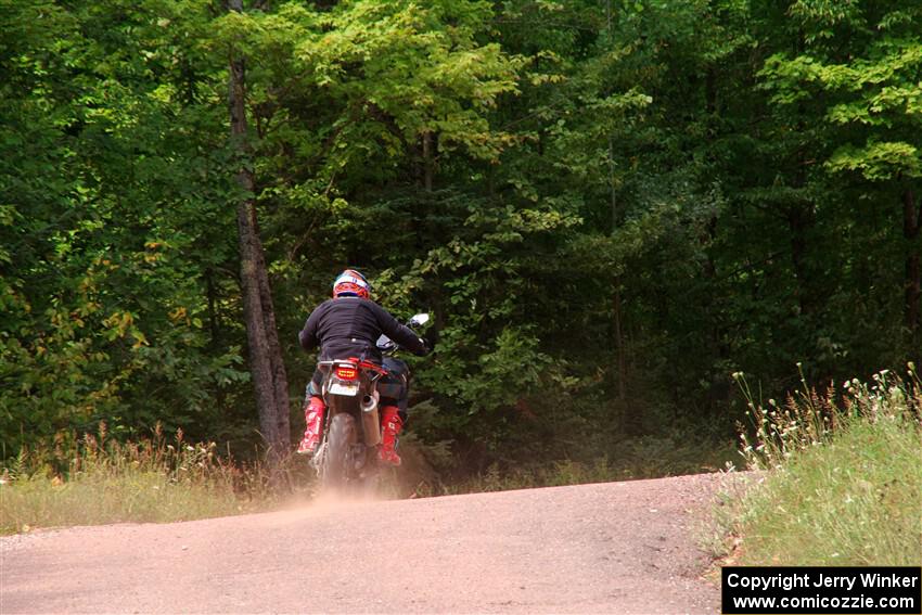 Tali Kurlantzick's Honda CRF1000L on SS3, Norway Home.