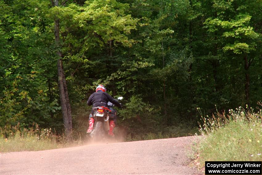 Tali Kurlantzick's Honda CRF1000L on SS3, Norway Home.