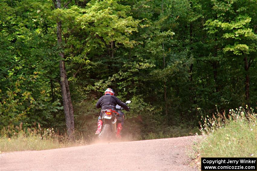Tali Kurlantzick's Honda CRF1000L on SS3, Norway Home.