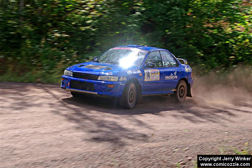 Connor Himes / Aleut Hatfield Subaru Impreza on SS3, Norway Home.