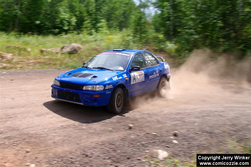 Connor Himes / Aleut Hatfield Subaru Impreza on SS3, Norway Home.