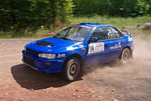 Connor Himes / Aleut Hatfield Subaru Impreza on SS3, Norway Home.