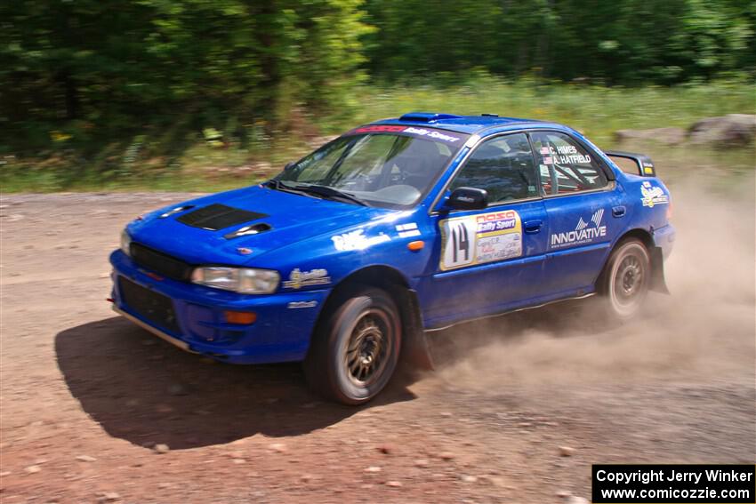 Connor Himes / Aleut Hatfield Subaru Impreza on SS3, Norway Home.