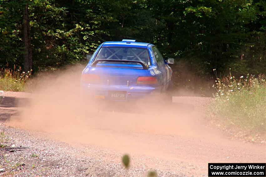 Connor Himes / Aleut Hatfield Subaru Impreza on SS3, Norway Home.