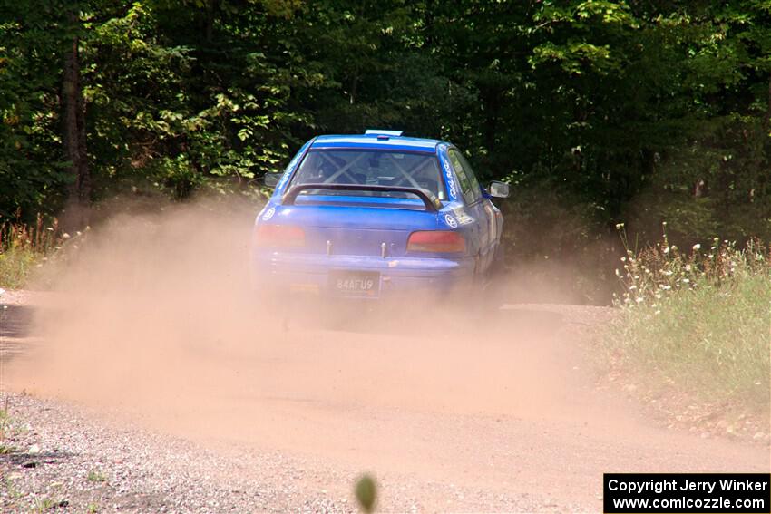 Connor Himes / Aleut Hatfield Subaru Impreza on SS3, Norway Home.
