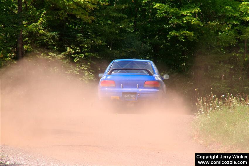 Connor Himes / Aleut Hatfield Subaru Impreza on SS3, Norway Home.