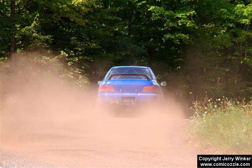 Connor Himes / Aleut Hatfield Subaru Impreza on SS3, Norway Home.