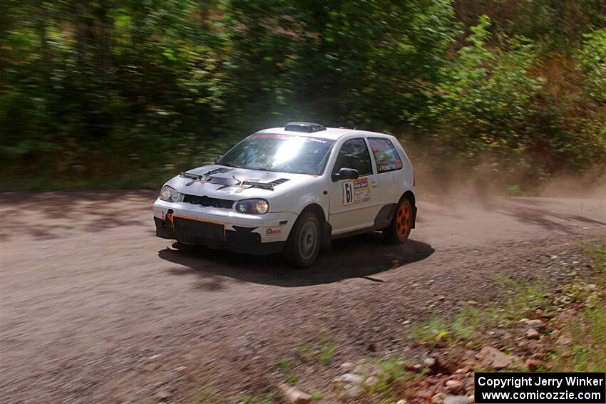 John Gusmano / Josh Remmetter VW GTI on SS3, Norway Home.