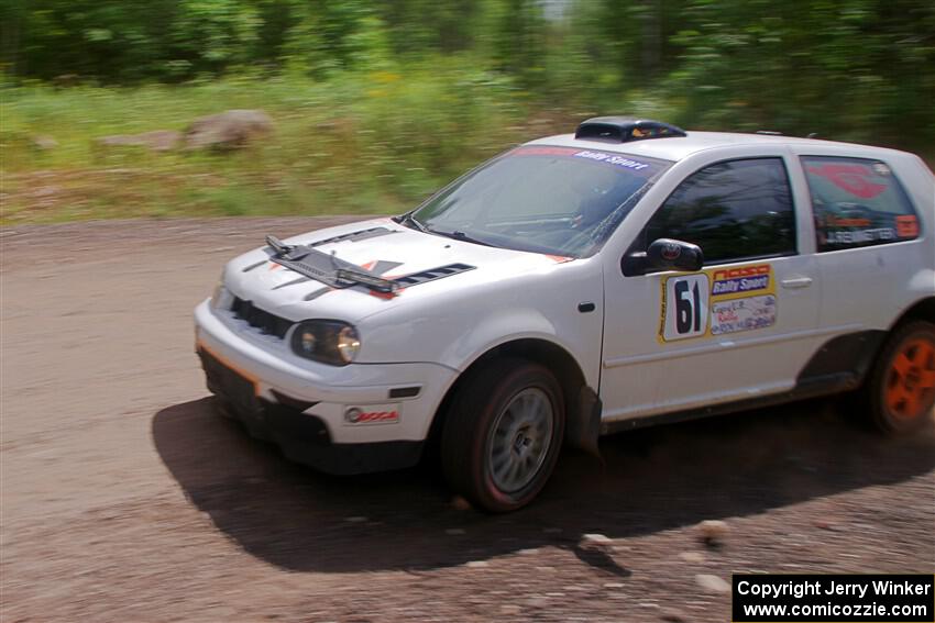 John Gusmano / Josh Remmetter VW GTI on SS3, Norway Home.