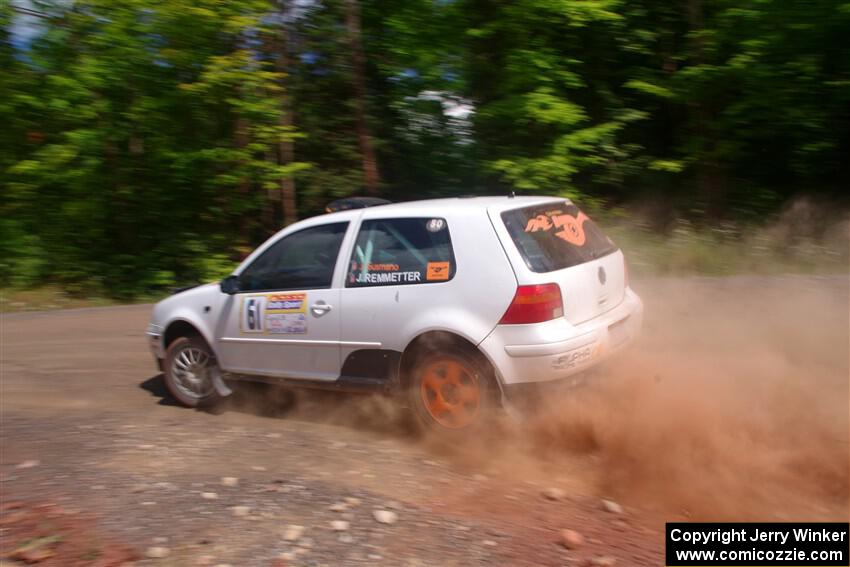 John Gusmano / Josh Remmetter VW GTI on SS3, Norway Home.