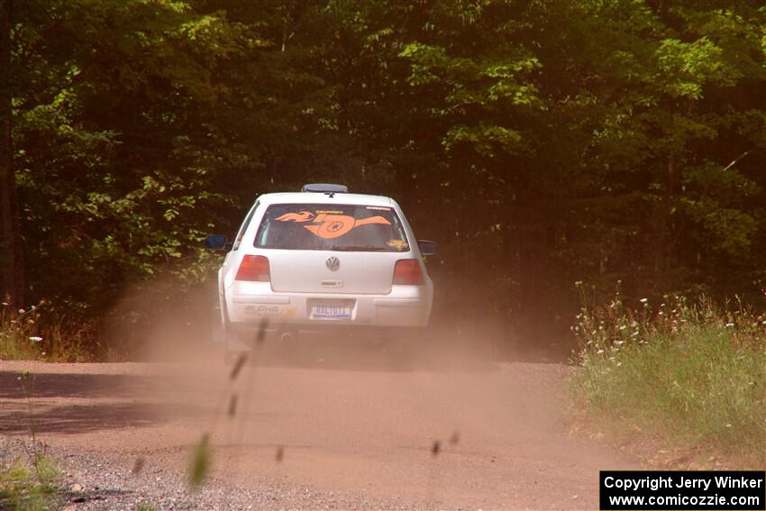 John Gusmano / Josh Remmetter VW GTI on SS3, Norway Home.