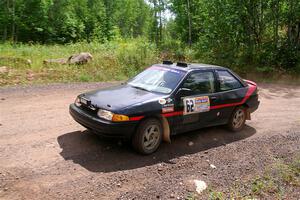 Joe Boburka / Elizabeth Unglenieks-Ploeg Ford Escort on SS3, Norway Home.