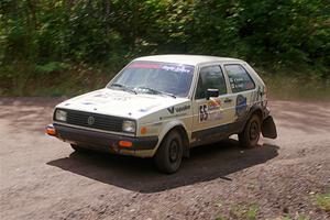 Heath Shively / Morgan Engle VW Golf on SS3, Norway Home.