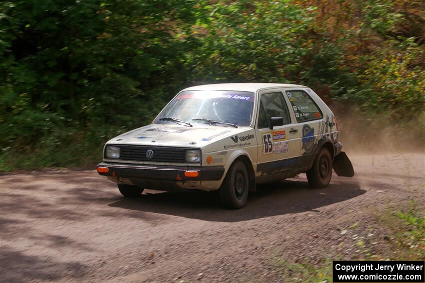 Heath Shively / Morgan Engle VW Golf on SS3, Norway Home.