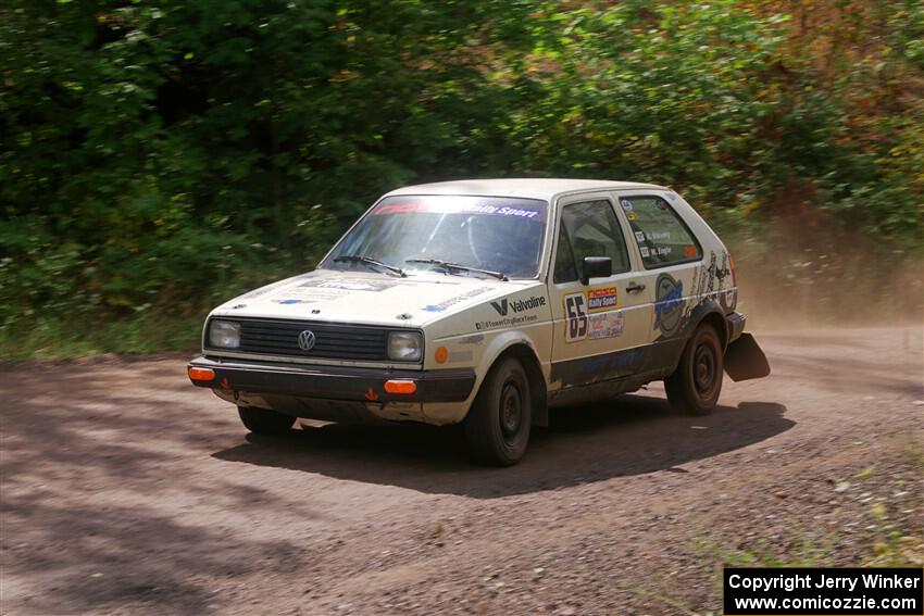 Heath Shively / Morgan Engle VW Golf on SS3, Norway Home.