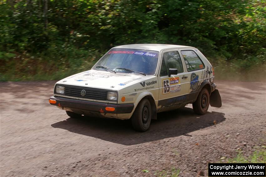 Heath Shively / Morgan Engle VW Golf on SS3, Norway Home.
