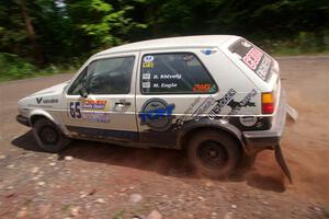 Heath Shively / Morgan Engle VW Golf on SS3, Norway Home.