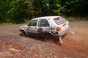Heath Shively / Morgan Engle VW Golf on SS3, Norway Home.