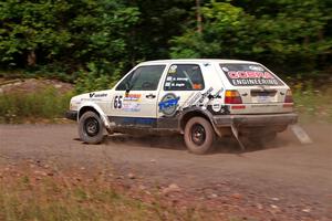 Heath Shively / Morgan Engle VW Golf on SS3, Norway Home.
