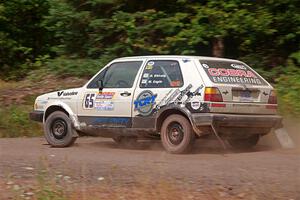 Heath Shively / Morgan Engle VW Golf on SS3, Norway Home.