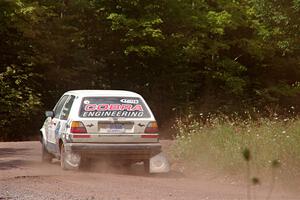Heath Shively / Morgan Engle VW Golf on SS3, Norway Home.