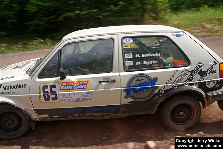 Heath Shively / Morgan Engle VW Golf on SS3, Norway Home.