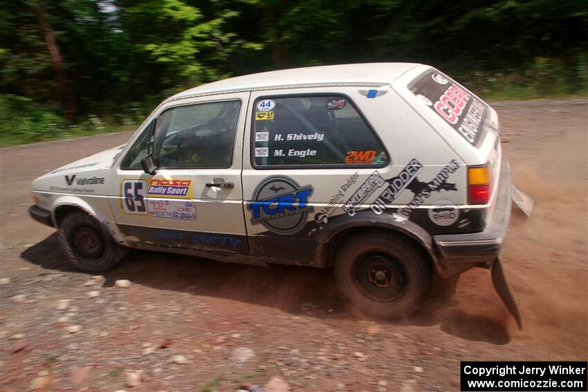 Heath Shively / Morgan Engle VW Golf on SS3, Norway Home.