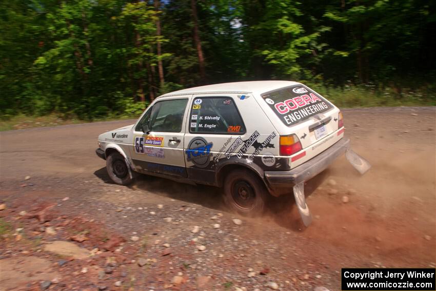 Heath Shively / Morgan Engle VW Golf on SS3, Norway Home.