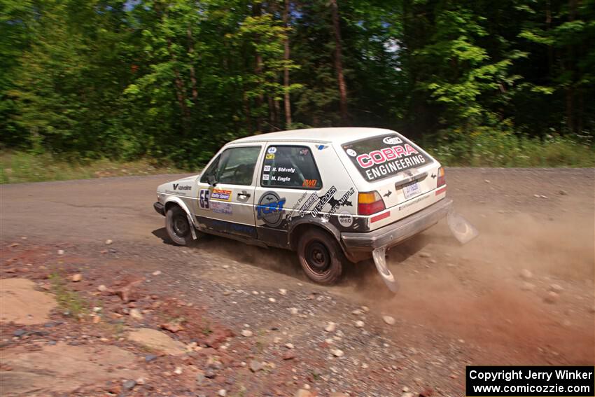 Heath Shively / Morgan Engle VW Golf on SS3, Norway Home.