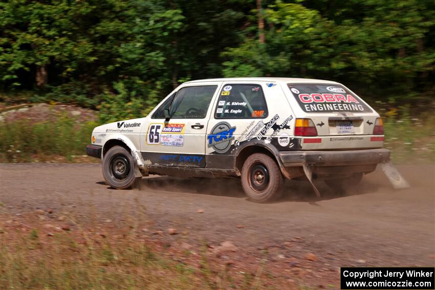 Heath Shively / Morgan Engle VW Golf on SS3, Norway Home.