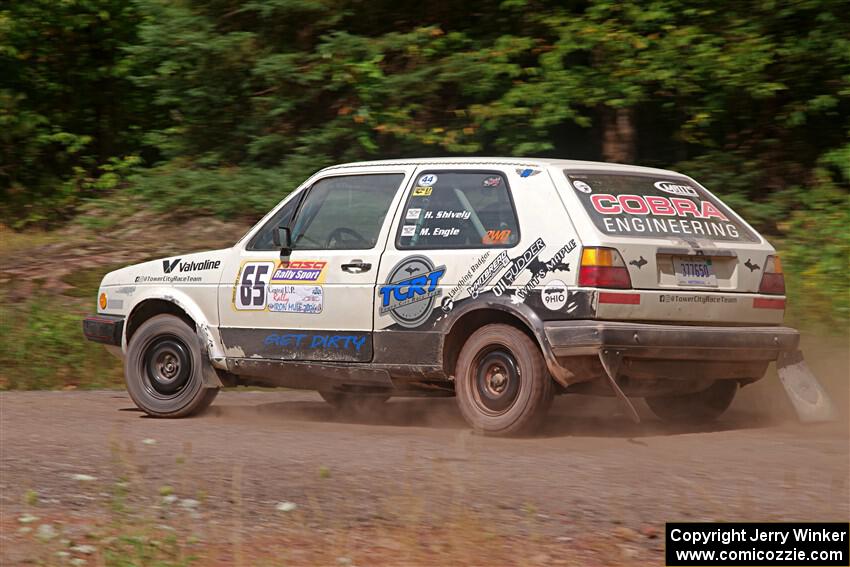 Heath Shively / Morgan Engle VW Golf on SS3, Norway Home.